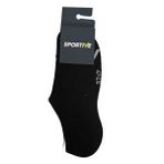 Sportive 25YUC007 Spt Unisex Siyah 2'li Sneaker Çorabı