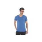Sportive Flavebasic Erkek Mavi Günlük Stil T-Shirt 710387-PTR