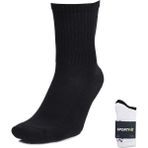 Sportive Spt Unisex Siyah 2'li Tenis Çorabı 25YUC005-SHBY