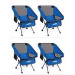 Sportlife Evolite Mini Kamp Sandalyesi 4-Lü Set - Haki - Mavi