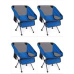 Sportlife Mini Kamp Sandalyesi 4 Lü Set - Mavi