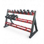 Sportoonline Dambıl Rack 24’lü | 3 Katlı Profesyonel Dambıl Standı