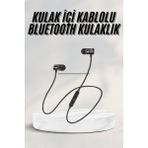 Sports Mıknatıslı Siyah Bluetooth Kulaklık Kablolu Uzun Pil Ömrü Dinç Store - 1
