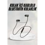 Sports Mıknatıslı Siyah Bluetooth Kulaklık Kablolu Uzun Pil Ömrü Mir83260887