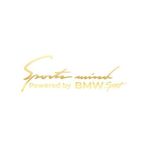 Sports Mind Bmw Sports Sticker 17X17 Cm Gold
