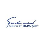 Sports Mind Bmw Sports Sticker 17X17 Cm Mavi