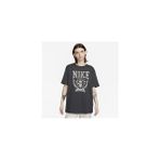 Sportswear Fleece Boyfriend Short-Sleeve Kadın Tişört - Gri - XS