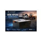 Spower 60V 105AH Bluetooth Kontrollü Prizmatik Hücreli Lifepo4 Akü