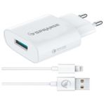 Sprange L-20 iPhone Uyumlu Lightning 10.5 Wolt Hızlı Şarj Cihazı Kablo Başlık Takım X-Xs-11-12-13