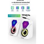 SPRANGE RGB Ambiyans Işıklı 2'li Bilgisayar / Cep Telefonu Hoparlörü
