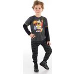 Spray Kamuflaj Erkek Çocuk T-shirt Pantolon Takım