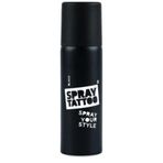 Spray Tattoo Siyah Geçici Sprey Dövme Şablon hediyeli