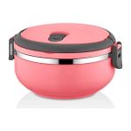 Sprenda Tek Katlı Sızdırmaz Yemek Termosu Sefer Tası Saklama Kabı Mavi 0,75 Litre - 750 ml - Pembe