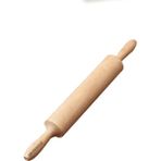 Sprenda Yüksek Kaliteli Ahşap Merdane Oklava Hamur Açma %100 Dişbudak 40X5 cm
