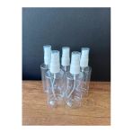 Sprey Başlıklı 100 Ml Boş Pet Şişe 5 Adet Sağlam Sert Plastik - 100 Ml