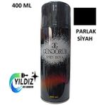 Sprey Boya 400 ml Metal,ahşap Her Türlü Yüzeye Parlak Siyah - Çok Renkli