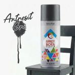 Sprey Boya Antrasit Gri 400 Ml Metal Ahşap Beton Yüzeylere Uygun Hobi Dekoratif Amaçlı Sprey Boya
