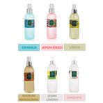 Sprey Kolonya Seti 150 ml x 6 Adet (Japon Kirazı, Çeşme Limonu, Bodrum Mandalinası, Gardenya, Okyanus, Limon)