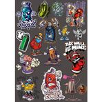 Sprey Sticker Set 2 15 Parça Telefon, Tablet, Defter, Laptop Sticker