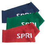 SPRI Bold Loop Bands 3'lü Paket - Direnç Bandı Seti Seti, 3 Direnç Seviyesi - Kuvvet Antrenmanı, Esneklik ve Vücut Egzersizi için Egzersiz Bantları - Çok Yönlü Fitness Aleti - Hafif, Orta, Ağır
