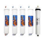 Spring Water Omnipure K25 Serisi Inline 5'li Membranlı Filtre Seti