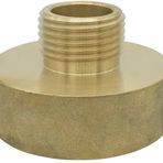 SpringSpray 1-1/2" NST (NH) Dişi x 3/4" GHT Erkek Pirinç Yangın Hidrant Adaptörü Pimli Pimli Pimli Pirinç Yangın Ekipmanı Pirinç Hidrant Bahçe Hortumu Adaptörü