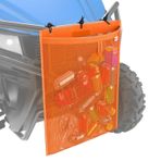 Sprinia UTV Vinil Çöp Torbası, Polaris RZR, Can-Am, CFmoto ve daha fazlası için Uyumlu Evrensel UTV Aksesuarları (Turuncu)