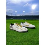 Sprit 001 Erkek ve Çocuk Dişsiz Çim Halı Saha Futbol Ayakkabısı Beyaz-Altın - Beyaz - Altın