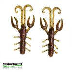 Spro Insta Craw 9 cm Pumpkin Fire 1/5 Silikon Yem