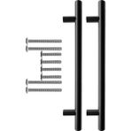 Sprout Store Mutfak ve Banyo Dolabı Kapakları ve Çekmeceler Için Metal Kulp Paslanmaz Mobilya Dolap Kulbu 160MM Mat Siyah 2 Adet