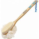Sprout Store Sırt ve Vücut Temizleme Fırçası - 2 Taraflı Sert & Yumuşak Lifli, Lotus Uzun Saplı (43CM), Ölü Deri ve Gözenek Temizleyici, Pürüzsüz ve Canlı Cilt Için Ideal