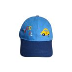 Spteks Kitti 1-3 Yaş Unisex Çocuk Mavi Renk Baskı Figürlü Rahat Yazlık Kep Şapka