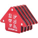 Spurtar 4 Adet 11 kg Kaynak Mıknatısı, Güçlü Kaynak Mıknatısları ve Kelepçeleri, Manyetik Kaynak Tutucu, Metal Çalışma Mig Araçları, Ark Kaynak Elektrot Tutucuları, Atölye Kaynak Araçları ve Aksesuarları