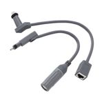 SPX Erkek Ila RJ45 Dişi adaptörü, Topraklama Ile Gen 2 Için IP68 Ethernet Adaptörü, Kolay Kurulum, 1200Mbps Iletim oranı, RJ45 1 RJ 2, Uydu Ağ Kablosu Uzantısı