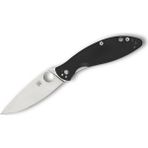 Spyderco Astute Black G-10 Plainedge Çakı - Siyah