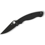 Spyderco Military 2 G10 Black Blade Plainedge Çakı - Siyah