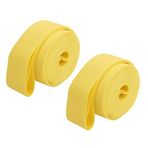 SPYMINNPOO 2 Adet Bisiklet Lastik Astarı Bisiklet Şeridi Jant Bandı İç Tüp Koruyucu Ped PVC Delinmeye Dayanıklı 700C Yol Bisikleti Tekerlek Seti için