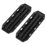 SPYMINNPOO 2 Adet RC Kum Merdiveni, Plastik Kurtarma rampaları Kurulu Eksenel SCX24 1/24 RC Paletli Yükseltme parçaları (BLACK)