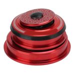 SPYMINNPOO 44 * 56 mm Bisiklet Kulaklığı Ağır İş Bisiklet Kulaklığı Bisiklet Rulmanı Kulaklık Alüminyum Alaşım Dağ Bisikleti Sap Kulaklık Koni Düz Boru Çatal (kırmızı)