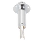 SPYMINNPOO 6.35mm Gitar Mono Jakı, Endpin Çıkış Jakı Pirinç Alaşımlı Yüksek Hassasiyetli EQ Ekolayzer Akustik Ve Elektro Gitarlar Ve Bas Için Çıkış Soket Bağlantı Noktası (SILVER)