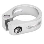 SPYMINNPOO Bisiklet Selesi Boru Kelepçesi, Dağ Yol Bisikleti Kilidi Sele Direği Alüminyum Alaşım Koltuk Borusu Kelepçesi, Bisiklet Hızlı Çıkarılan Sele Yaka 27,2 mm / 28,6 mm / 29,4 mm (Gümüş) için uygundur