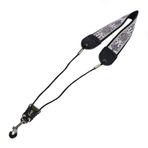 SPYMINNPOO Metal Kancalı Nakış Saksafon Boyun Askısı, Alto Tenor Sax Için Ergonomik Tasarım, Ayarlanabilir 49-61cm, Saksafon Aksesuarları (TS‑05 Beş Yapraklı Çim)