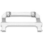 SPYMINNPOO RC Ön Tampon Tutucu, 1/24 Alüminyum Alaşım Tampon Yükseltme Parçaları Tutucu Axial SCX24 C10 1/24 RC Auto RC (Gümüş) ile Uyumlu
