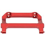 SPYMINNPOO RC Ön Tampon Tutucu, 1/24 Alüminyum Alaşım Tampon Yükseltme Parçaları Tutucu Axial SCX24 C10 1/24 RC Auto RC (Kırmızı) ile Uyumlu