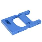 SPYMINNPOO RC Servo Dağı, Direksiyon Servo Metal Direksiyon Motoru Servo WPL Sistemi Için Sabitleme Tabanı Montaj Braketi 1:16 (BLUE)