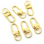 SQMSK 10 adet Snap ıstakoz toka kanca bahar toka çanta zincir bağlantı toka DIY takı yapımı anahtarlık Neckalce bilezik malzemeleri 13*33mm