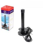 SQUADO - Dijital karasal DVB-T taşınabilir 25 dB TV anteni, araç karavanı için, mıknatıs tabanlı