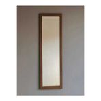 Squall Mira Ahşap, Mirapet Duvar Aynası 125x40 cm KAHVERENGİ