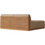 Square Daybed - Bej - Çiftli