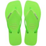 Square Glitter Neon Green Kadın Terlik 35/36 EU